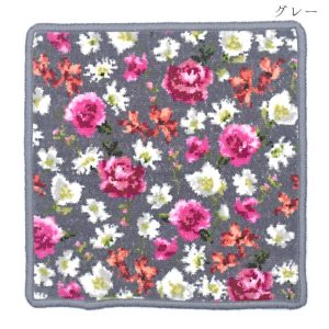 Enjeau ハンカチ【ステラ】タオルハンカチ シェニール織 23cm