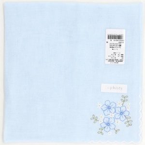 【43×43cm】ガーゼハンカチ (レディース)(Sophisty)