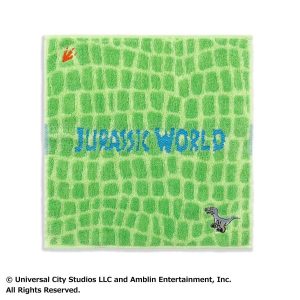 『JURASSIC WORLD』 ベロキラプトル タオルハンカチ