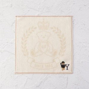 one'sterrace ◆グレート・ブリティッシュ・テディベア イニシャルタオルハンカチ Y