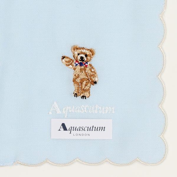 アクアスキュータム ガーゼハンカチ スタンディングベア 【Aquascutum】 - 画像 (4)