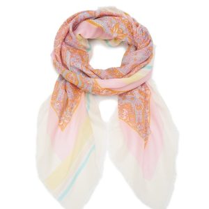 ANAYI ストール マフラー ペイズリープリントストール レディース