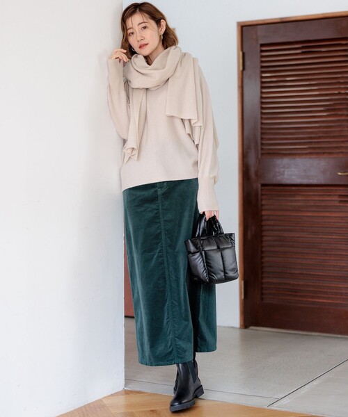 23区 ストール マフラー 「洗える」ピュアカシミヤ 大判 レディース - 画像 (5)