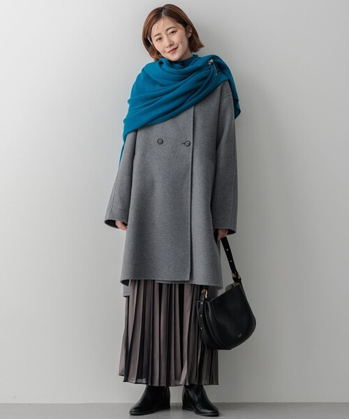 23区 ストール マフラー 「洗える」ピュアカシミヤ 大判 レディース - 画像 (8)