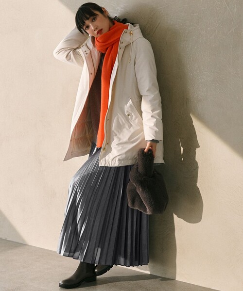 23区 ストール マフラー 「洗える」ピュアカシミヤ 大判 レディース - 画像 (9)