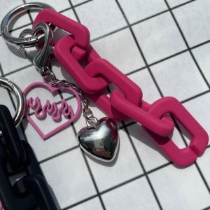 WEGO キーホルダー WEGO/ハートチェーンキーホルダー