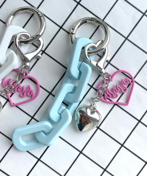 WEGO キーホルダー WEGO/ハートチェーンキーホルダー - 画像 (4)