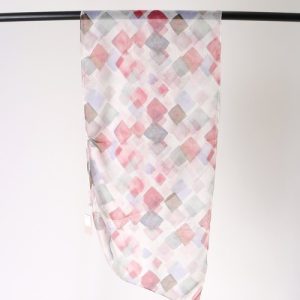 Three Four Time ストール マフラー 幾何学柄プリントショール レディース