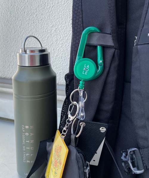LAKOLE キーホルダー クリアリール付きカラビナ / 326672 - 画像 (3)