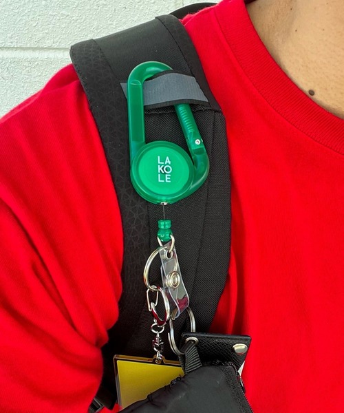 LAKOLE キーホルダー クリアリール付きカラビナ / 326672 - 画像 (6)