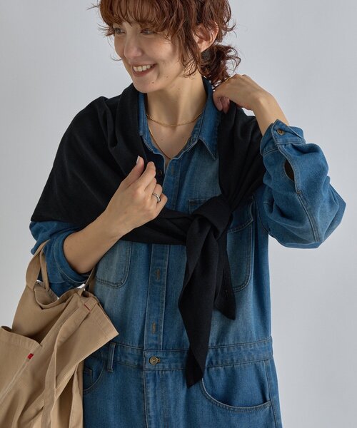 RIVE DROITE ストール マフラー 「リバイバル」「MONN.:.(モン)」サンカクストール レディース - 画像 (2)