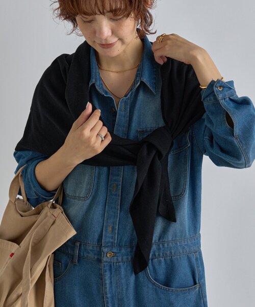 RIVE DROITE ストール マフラー 「リバイバル」「MONN.:.(モン)」サンカクストール レディース - 画像 (6)