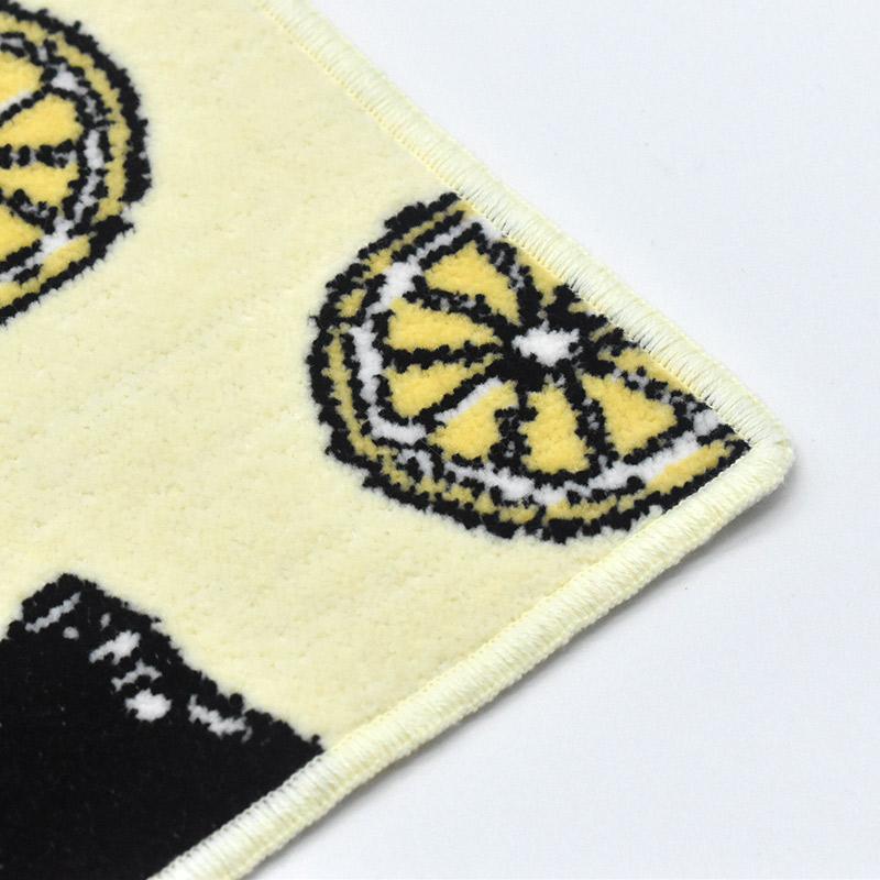 Enjeau 【RUNE 内藤ルネ × アーンジョー】 レモンと少女 限定商品 日本製 シェニール織 ハンカチ タオルハンカチ