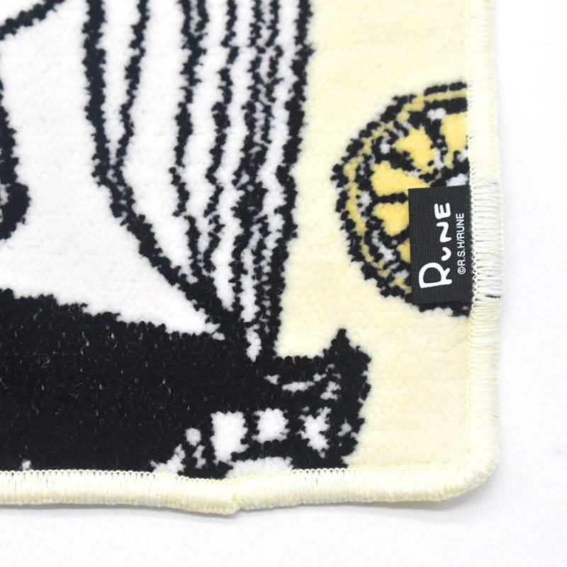 Enjeau 【RUNE 内藤ルネ × アーンジョー】 レモンと少女 限定商品 日本製 シェニール織 ハンカチ タオルハンカチ - 画像 (3)