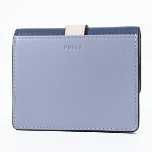 並行輸入品 名入れ可有料 フルラ カードケース 名刺入れ GRAZIA グラジア レディース ブルー系 WP00499 BX1588 3780S【純正紙袋・リボン付き】