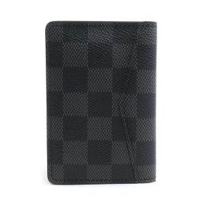 LOUIS VUITTON ルイ ヴィトン カードケース ダミエグラフィット オーガナイザー ドゥ ポッシュ ダミエグラフィットキャンバス ブラックグレー