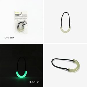 DETAIL ジッパータブ ジッパープル 蓄光 おしゃれ ディテール Maratac Zipper Pull-Hi Viz "Clear glow"