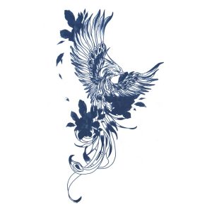 ジャグアタトゥー タトゥーシール 2週間で消えるタトゥー ヘナタトゥー 本物志向 鳳凰