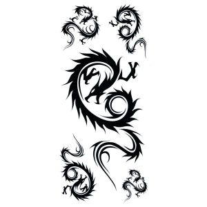 タトゥーシール 龍 ドラゴン ymx108 レギュラー