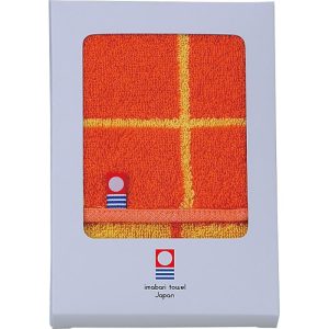 今治タオル お彼岸 お供え ハンカチ 今治産タオルハンカチ オレンジ 送料無料 秋 2025