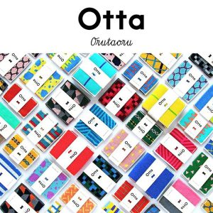 田中産業 今治タオル ハンカチタオル Otta ハーフタオルハンカチ 日本製 レッド 約25×12.5cm 21-45