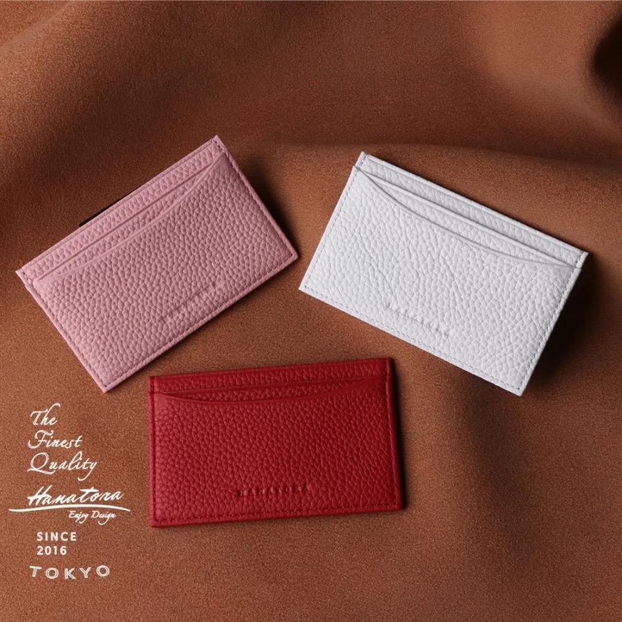 カードケース 名刺入れ 定期入れ パスケース 本革 革 レディース メンズ 薄型 ブランド スリム レザー シンプル コンパクト jpny HANATORA - 画像 (8)