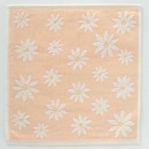 TOCCA トッカ　大判　タオルハンカチ　デイジー　ピンク
