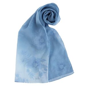 Sybilla シビラ　ロングチーフ（UVカット加工）　pitaya（ピタヤ） ドラゴンフルーツ　ブルー