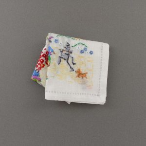 ベトナム手刺繍ハンカチ 絵本シリーズ オズの魔法使い 7509 ホワイト