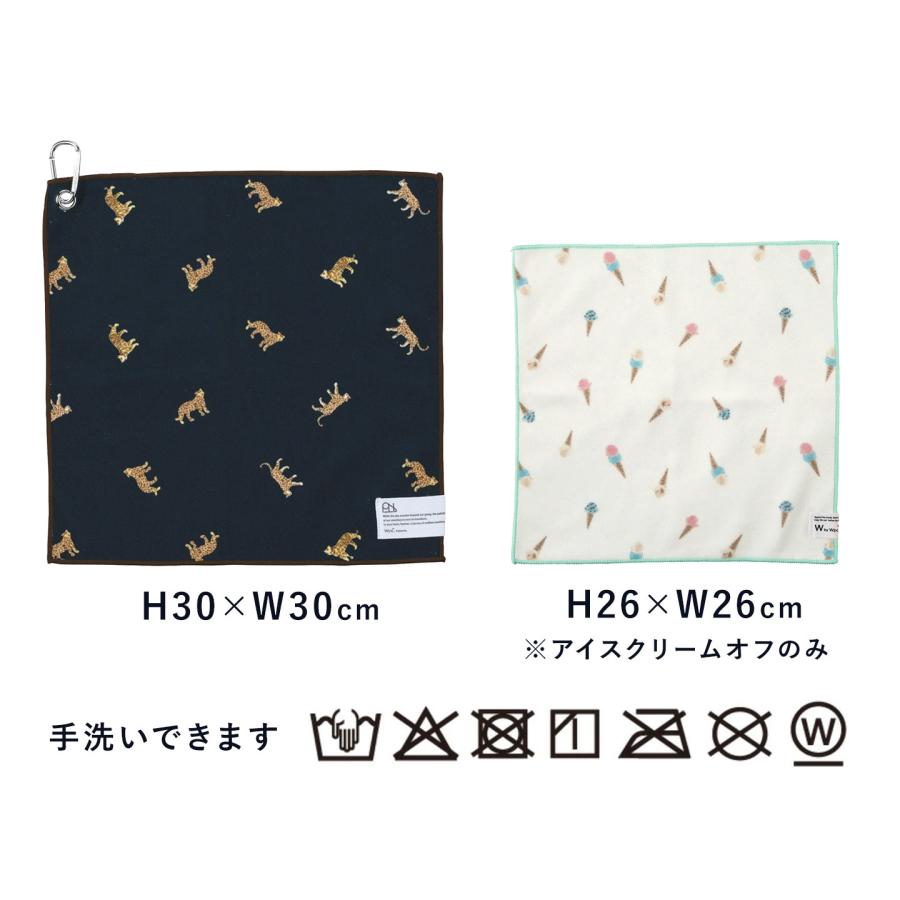 Wpc. くっつくくろす wpc ハンカチ おしゃれ かわいい プチギフト プレゼント 女性 大人 吸水 マイクロファイバー クロス - 画像 (5)