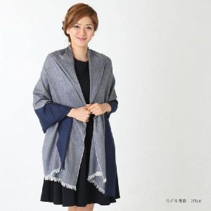シルク ウール 大判ストール フリンジ付 レディース メンズ ギフト プレゼント メール便対応
