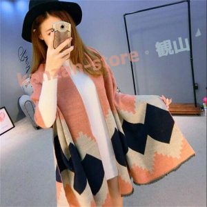 ストール マフラー 大判ストール レディース 大判 厚手 ブランケット ひざ掛け スカーフ 巻く物 保温性 柔らか素材 肩掛け 小顔効果 膝かけ 腰巻