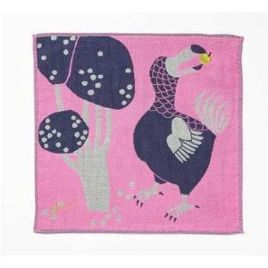 moritaMiW モリタミウ 3重ガーゼ ハンカチ ドードーと木の実 1袋同色3枚入 108-060