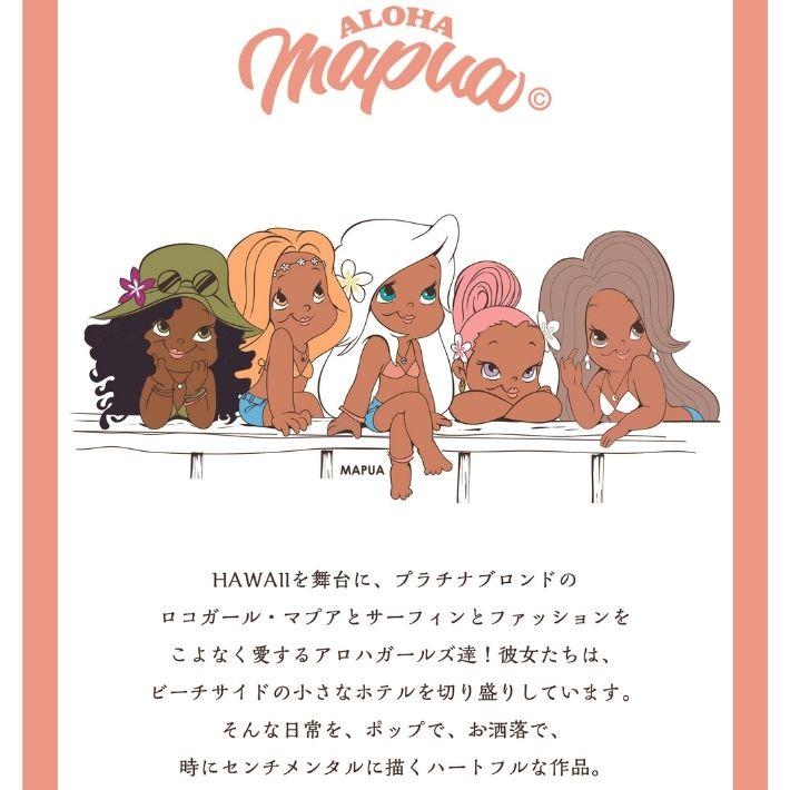 ハンドタオル ハンカチ 可愛い レディース プレゼント ギフト ハワイアン おしゃれ ミニ ALOHA MAPUA