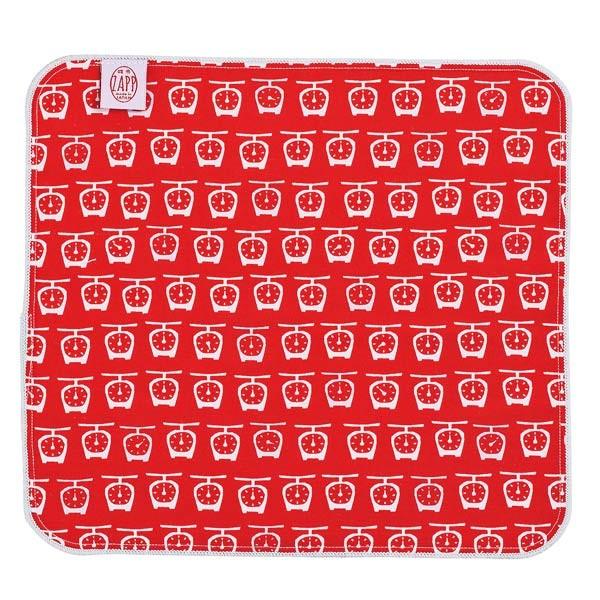 タオルハンカチ ZAPP はかり ( 和柄 手ぬぐい柄 大人かわいい 日本製 )