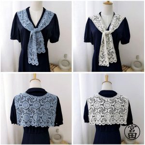 ストール ショール レディース 女性用 ファッション雑貨 レース編み 肩掛け 羽織り 単色 刺繍 おしゃれ カジュアル