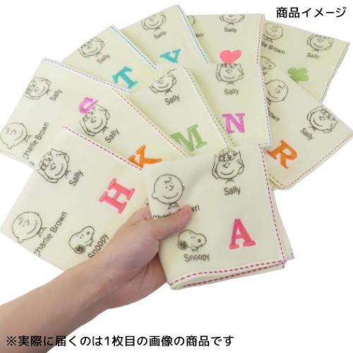 PEANUTS スヌーピー イニシャルミニタオル ピーナッツ ミニタオル キャラクター K - 画像 (3)