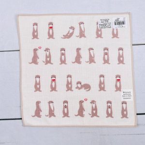 ケイス 濱文様 和たおるセミウォッシュ 愛しカワウソ サーモン 42064