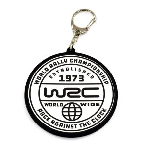 WRC キーホルダー ラバーコースター サークル モータースポーツ 雑貨 世界ラリー選手権 rubber coaster circle