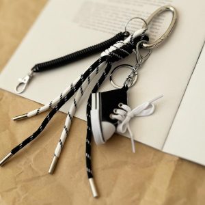 NOLITA LABORATORY カラビナ付き リアル シューズ ロープストラップ バッグチャーム キーリング キーホルダー