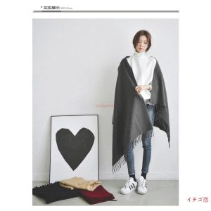 大判ストール 秋冬 スカーフ マフラー 無地 ウールタッチ フリンジづき 大きい レディース メンズ 大人 上品 おしゃれ 黒 グレー ベージュ カーキ