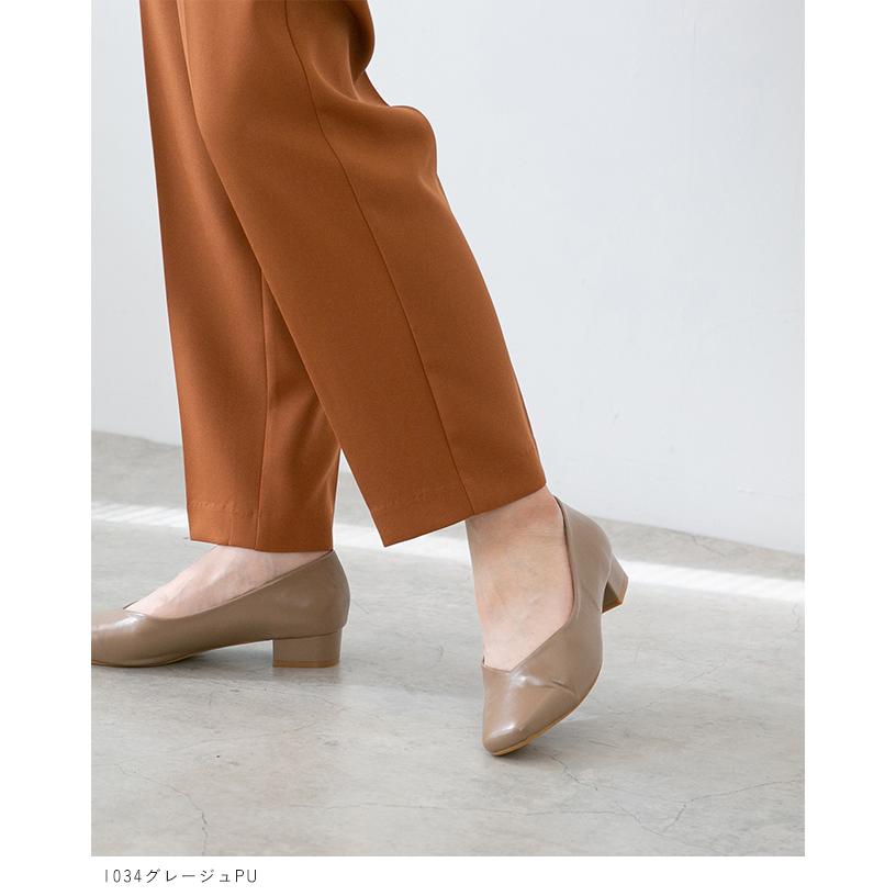 menue パンプス 歩きやすい 痛くない 走れる 結婚式 黒 ローヒール 大きいサイズ スクエアトゥ 卒業式 入学式 送料無料 - 画像 (4)