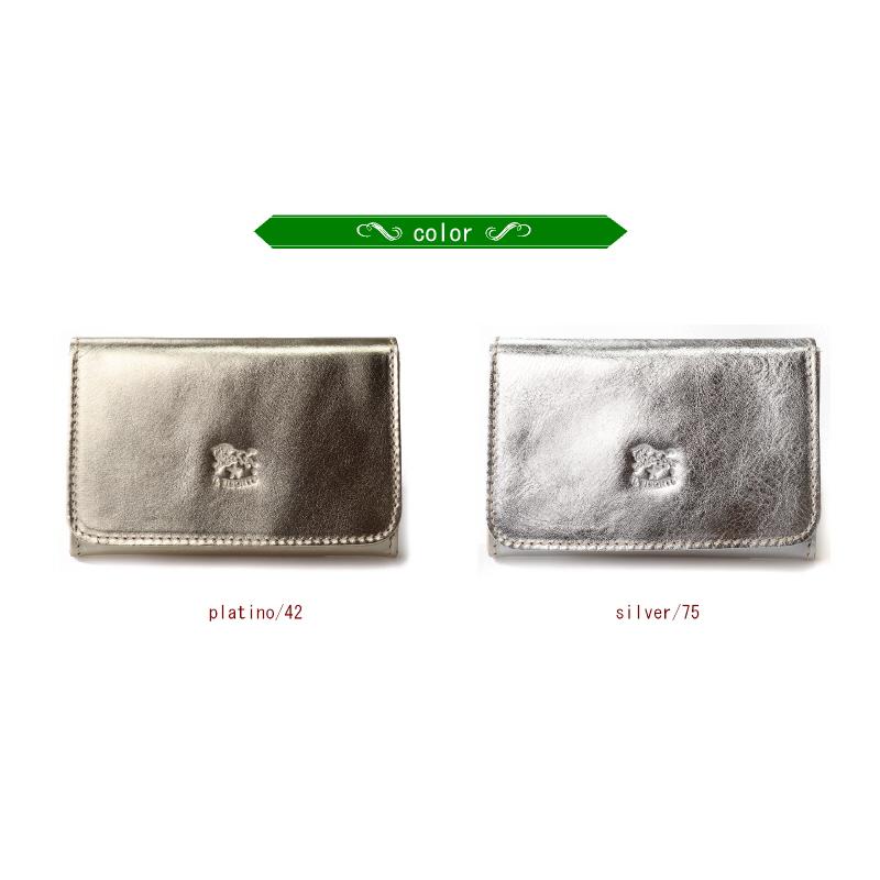 IL BISONTE イルビゾンテ カードケース3pocket ( Metallic leather ) メタリックレザー 54_1_ 54172309493 メンズ レディース 商品番号 IB-17-09493 - 画像 (6)