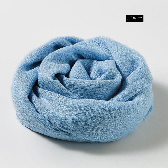 ストール 大判 薄手 夏 uvカット 紫外線対策 ショール 大判ストール 日焼け止め 冷房対策 マフラー 無地 10色 夏用ストール 綿麻風 - 画像 (8)