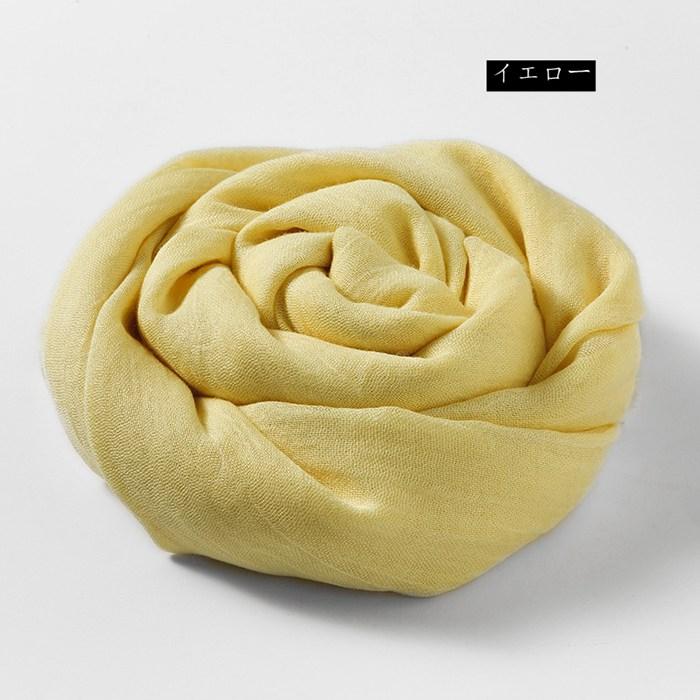 ストール 大判 薄手 夏 uvカット 紫外線対策 ショール 大判ストール 日焼け止め 冷房対策 マフラー 無地 10色 夏用ストール 綿麻風 - 画像 (5)