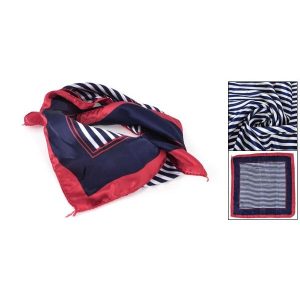 uxcell レディース スカーフ おしゃれ ネックスカーフ スクエア 49x49cm ホワイト