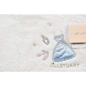 JILL STUART ハンカチ レディース ハンカチギフト ジル スチュアート タオルハンカチ 1枚 ブランド 白 ホワイト ドレス ロゴ 刺繍 女性 婦人 ハンドタオル