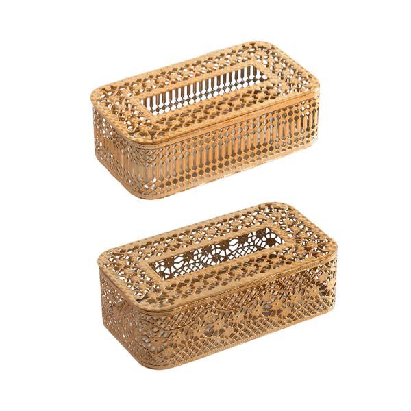 ティッシュボックスカバー ナプキン フェイシャルティッシュホルダー ディスペンサー 装飾容器 化粧台 寝室 浴室 オフィス 装飾用 - 画像 (6)