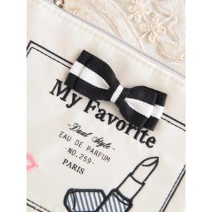 シルエットperfumeティッシュポーチ/IV 母の日 リボン 誕生日 ギフト 花柄 プレゼントトラベルグッズティッシュケース入園入学祝い就職祝い