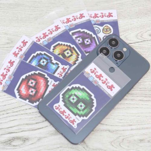 キャラクターシール ドット第二弾 ダイカットミニステッカー ぷよぷよ きいろぷよ ゼネラルステッカー